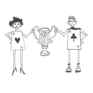 Huldiging van de winnaars